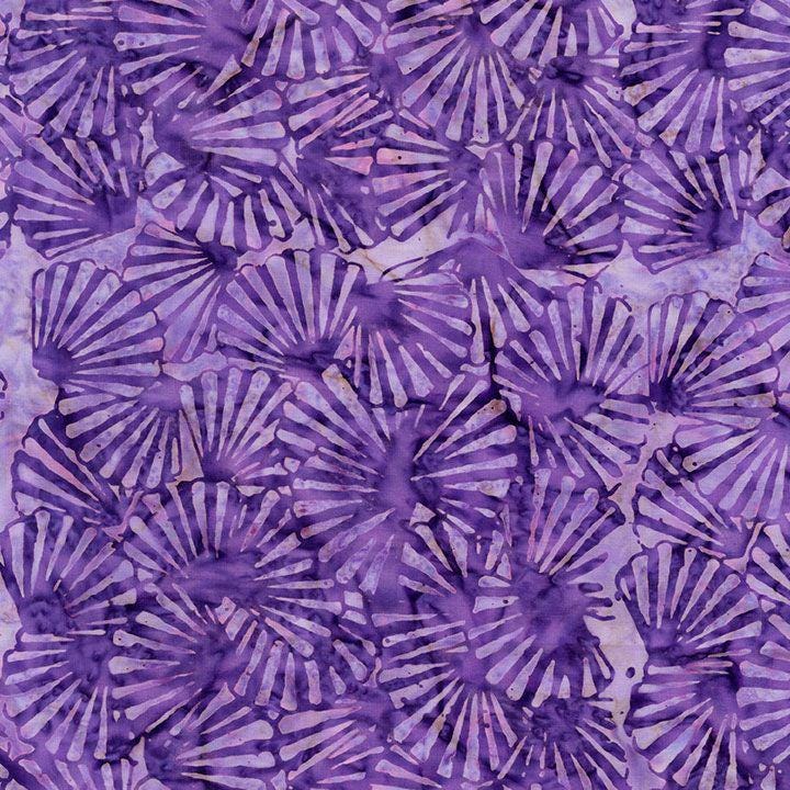 Tonga Lilac Batik 5" Squares, Timeless Treasures Treat-Mini42 Lilac, 5" Precut Blue Purple White Batik Charm Pack Squares