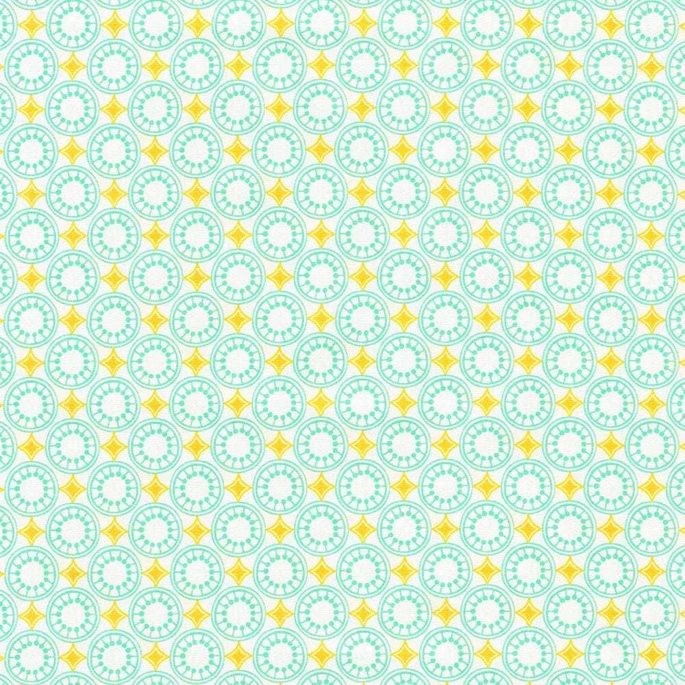 Sunflower Sonata Roll Up, Robert Kaufman RU-1342-40, 2.5" Precut Pink Teal Yellow Floral Digitally Printed Quilt Fabric, Lola & Bek