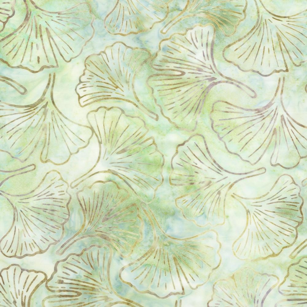 Morning Mist 2025 Batik Fat Quarter Bundle, Robert Kaufman FQ-2226-20, 20 Pieces of 18 x 22 Fabric Cuts, Cool Pastels Blue Green Batiks