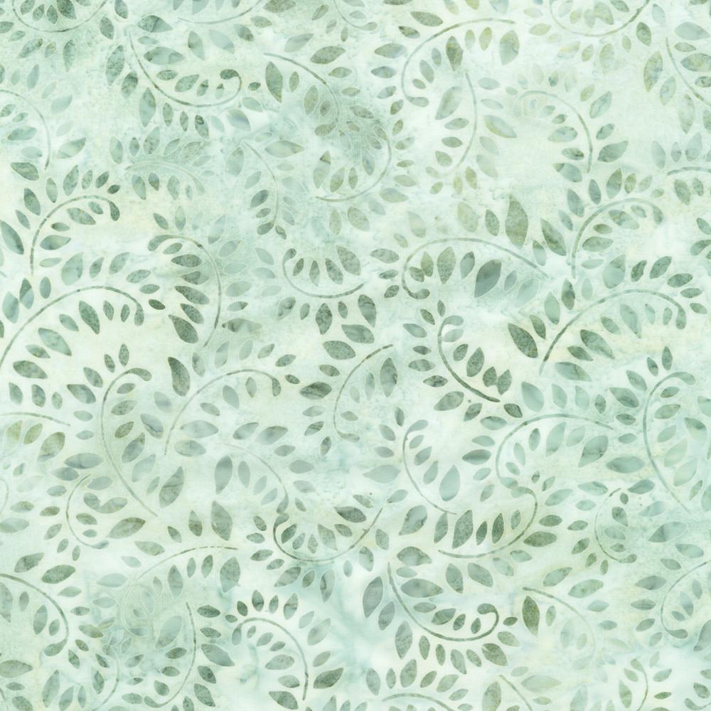 Morning Mist 2025 Batik Fat Quarter Bundle, Robert Kaufman FQ-2226-20, 20 Pieces of 18 x 22 Fabric Cuts, Cool Pastels Blue Green Batiks