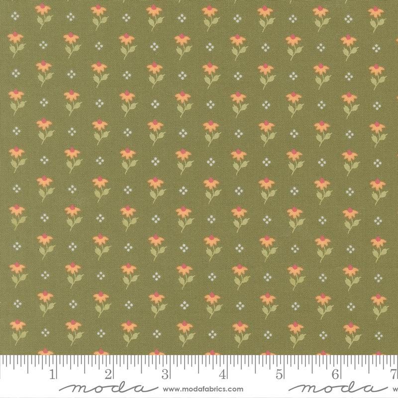 Wild Honey 5" Charm Pack, Moda 5250PP, 5" Precut Floral Honeybees Pink Green Gold Blue Fabric Squares, Lella Boutique