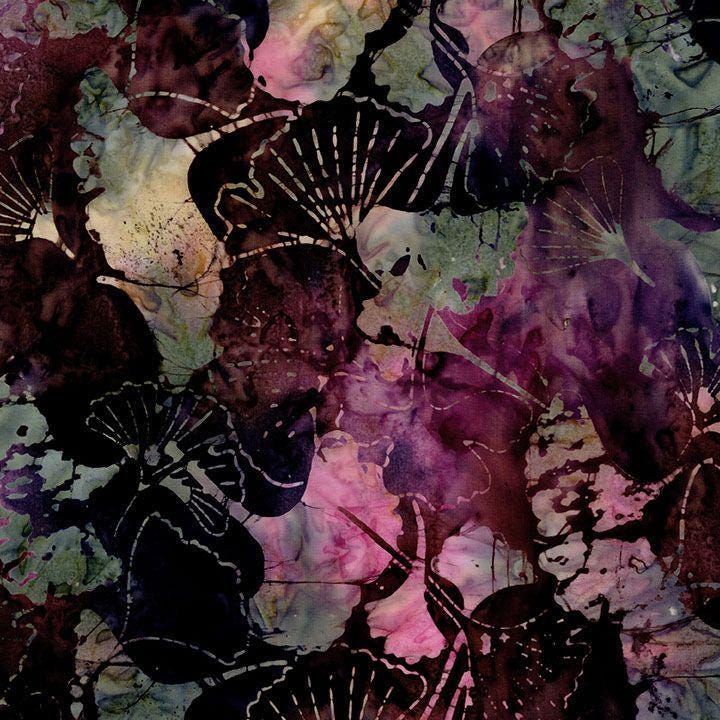 Tonga Chateau 2.5" Strips, Timeless Treasures Treat-Strip40 Chateau, 2.5" Precut Burgundy Maroon Cream Brown Green Batik Fabric Strips