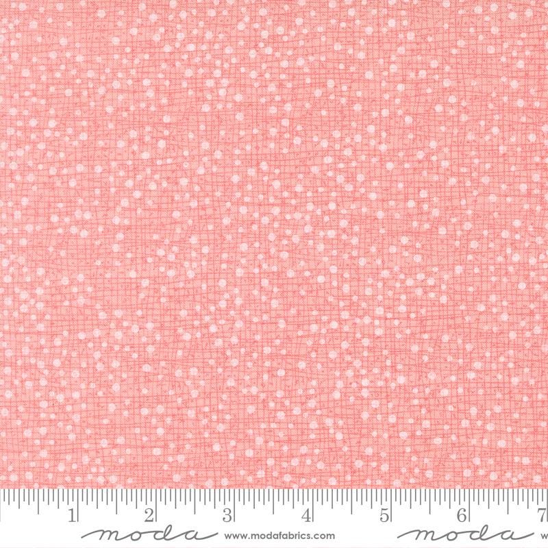Thatched Dotty - Darling Peony Cotton Candy Pink Tonal Texture Fabric, Moda 48715 229, Robin Pickens, By the Yard