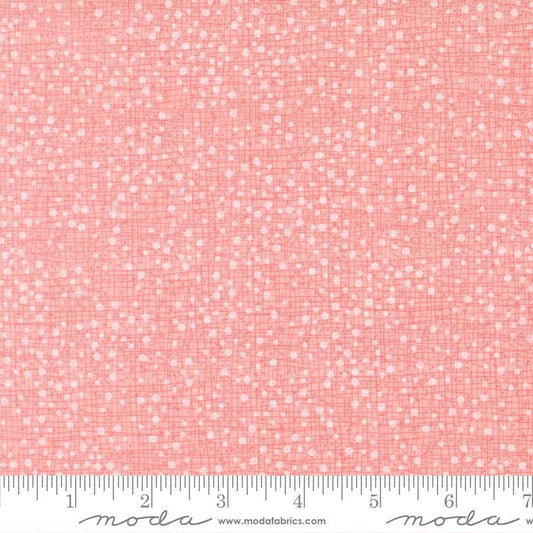Thatched Dotty - Darling Peony Cotton Candy Pink Tonal Texture Fabric, Moda 48715 229, Robin Pickens, By the Yard