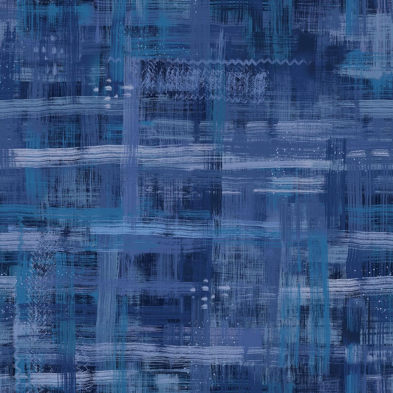 Colorfield Jewel Tones 13 Piece Fat Quarter Bundle, Maywood Studio FQ-MASCOLF-JEWEL, 18 x 22 Multicolored Abstract Brush Print Fabric Cuts