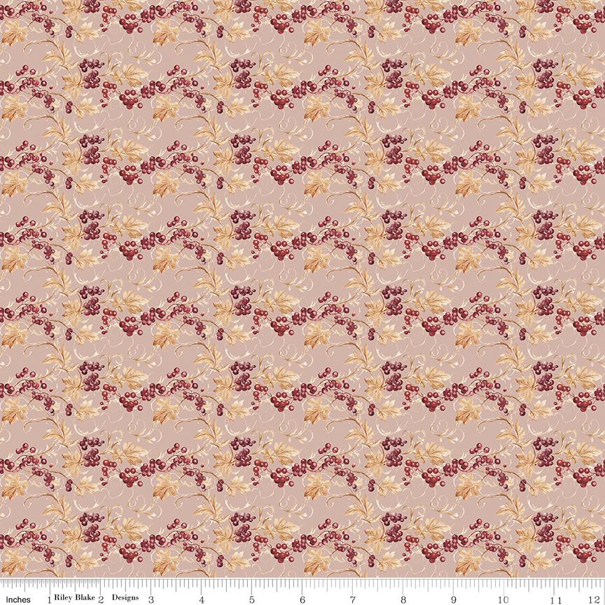 Evening on the Prairie 10" Stacker, Riley Blake 10-16740-42, 10" Precut Dusty Purple Pink Tan Fall Floral Fabric Squares, Melissa Gilbert