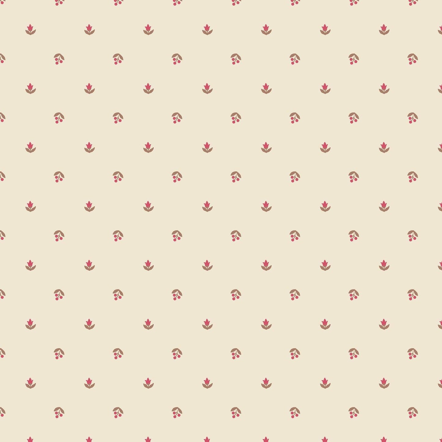 French Market 5" Charm Pack, Maywood Studio CP-MASFRMA, 5" Precut Purple Cream Brown Red Yellow Green Floral Charm Pack Fabric Squares