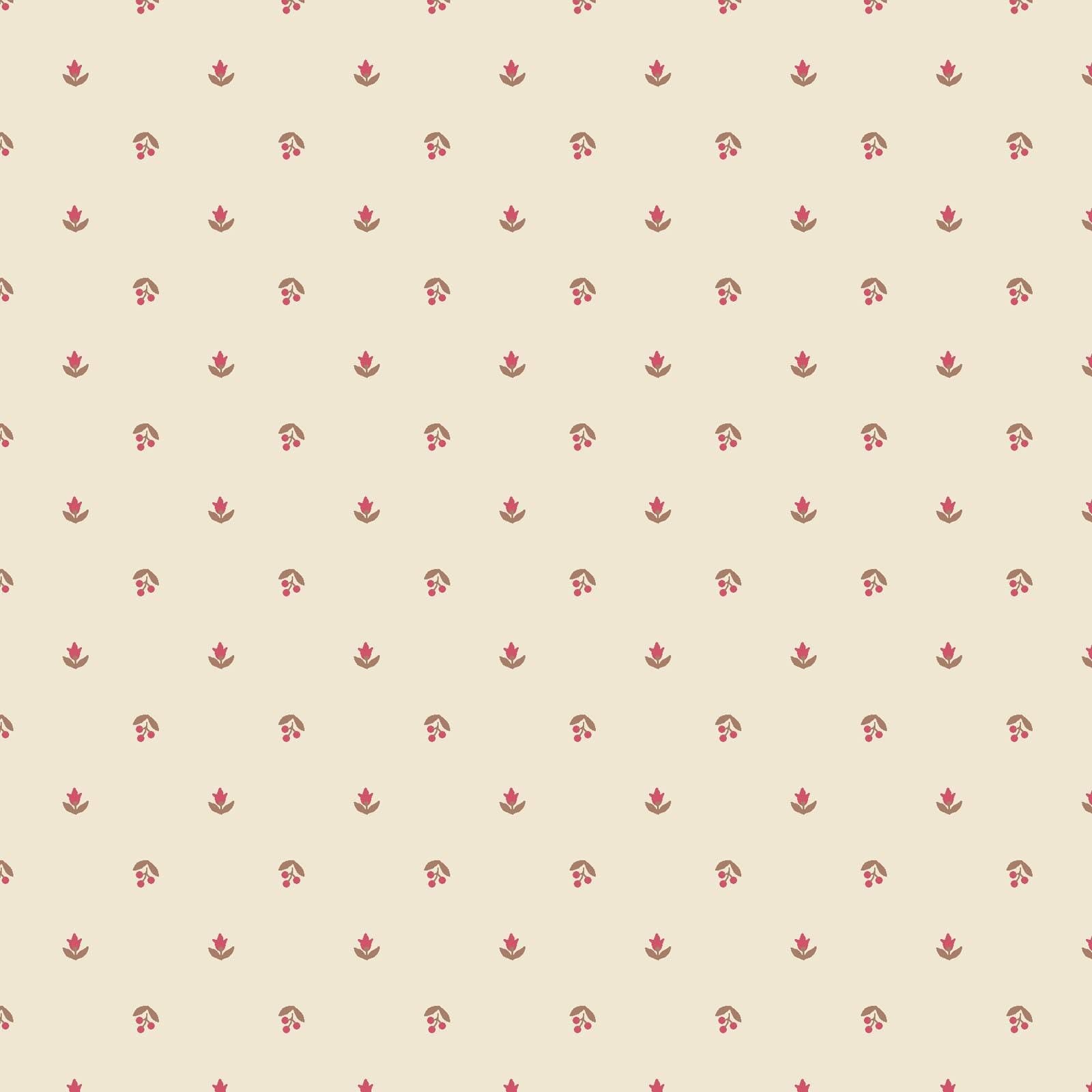 French Market 5" Charm Pack, Maywood Studio CP-MASFRMA, 5" Precut Purple Cream Brown Red Yellow Green Floral Charm Pack Fabric Squares