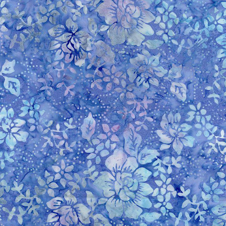 Tonga Lilac 2.5" Strips, Timeless Treasures Treat-Strip40 Lilac, 2.5" Precut Purple Blue White Batik Fabric Strips