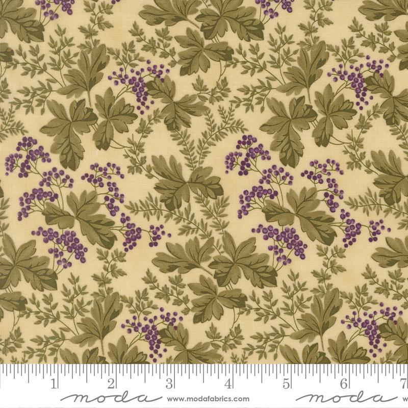 Collections for a Cause Essence 10" Layer Cake, Moda 46270PP, 10" Precut Purple Green Cream Brown Floral Paisley Fabric Squares, Marcus