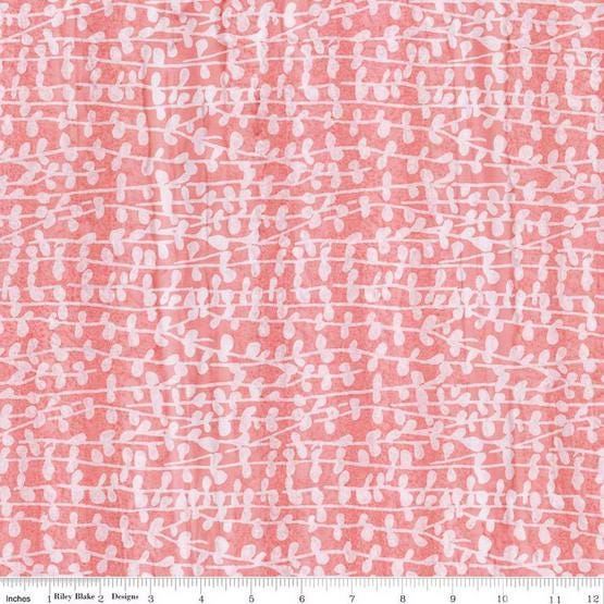 Expressions Batiks Plant Based - Pink White Striped Batik Fabric, Riley Blake BT23322-193 Cotton Candy, Pink White Batik, By the Yard