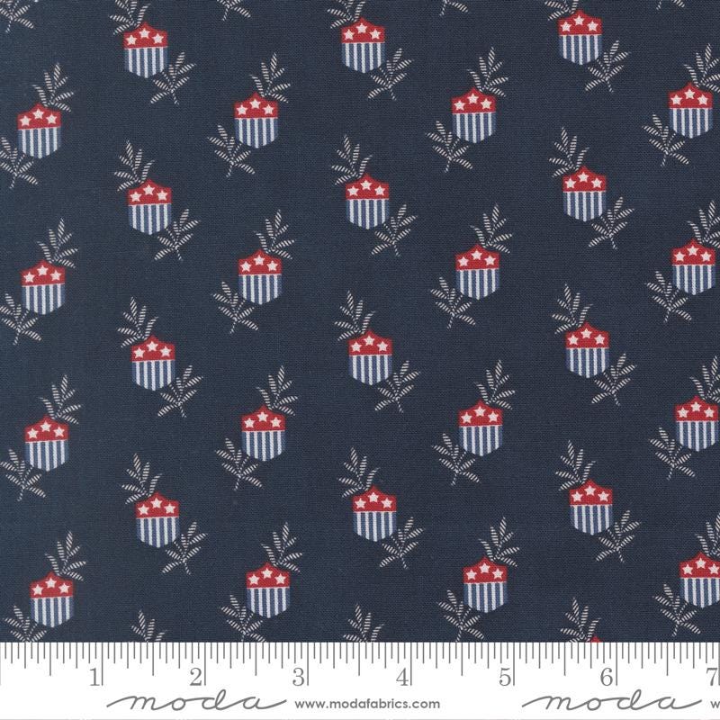 American Gatherings III 3 5" Charm Pack, Moda 49320PP, 5" Precut Red White Blue Low Volume Americana Patriotic Fabric, Primitive Gatherings