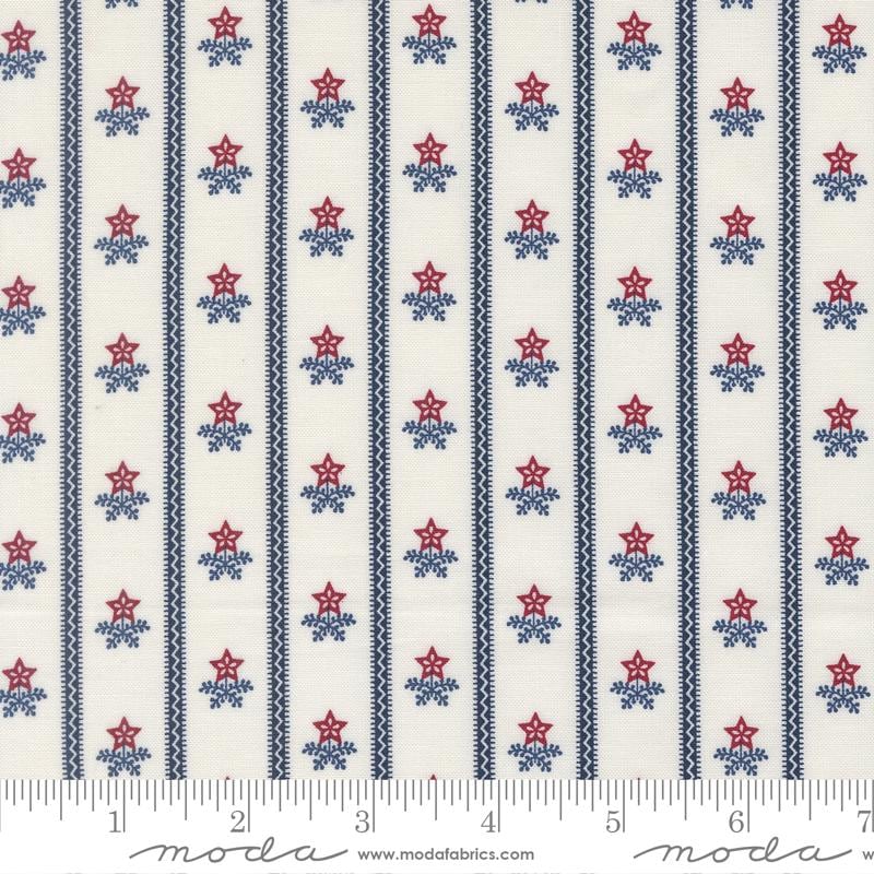 American GatheringS III 3 Jelly Roll, Moda 49320JR, 2.5" Precut Red White Blue Patriotic Americana Fabric Strip Roll, Primitive Gatherings