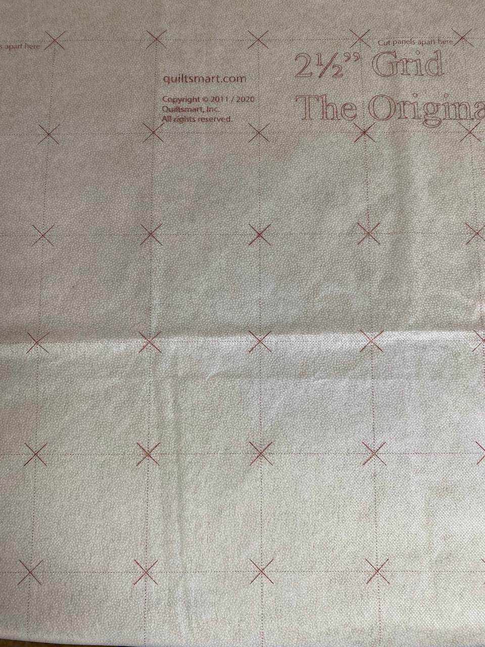 Jacob's Ladder Classic Pack, Quiltsmart QS20030, Printed Fusible Interfacing, Easy Lap Twin or Table Runner Quilt Kit