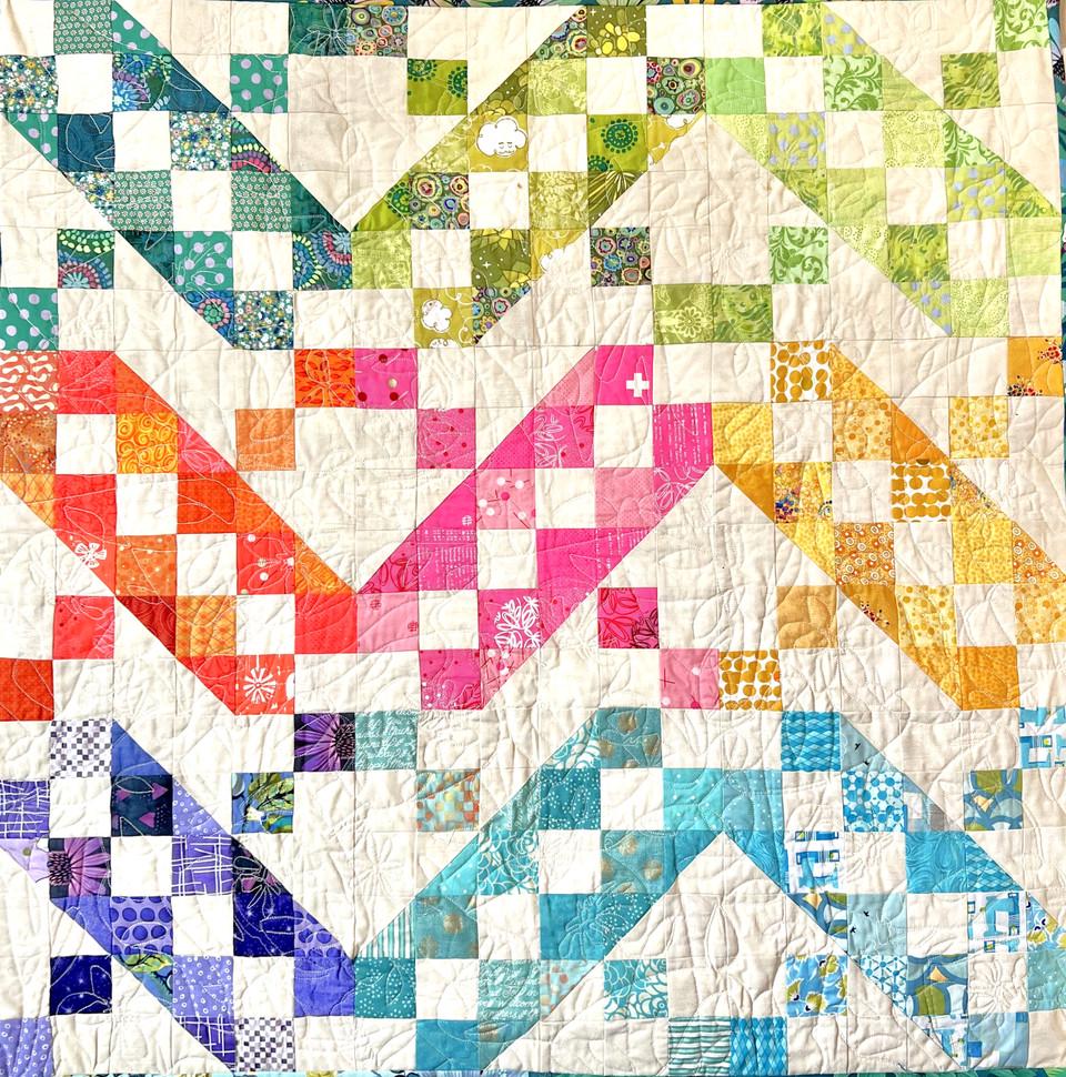 Jacob's Ladder Classic Pack, Quiltsmart QS20030, Printed Fusible Interfacing, Easy Lap Twin or Table Runner Quilt Kit