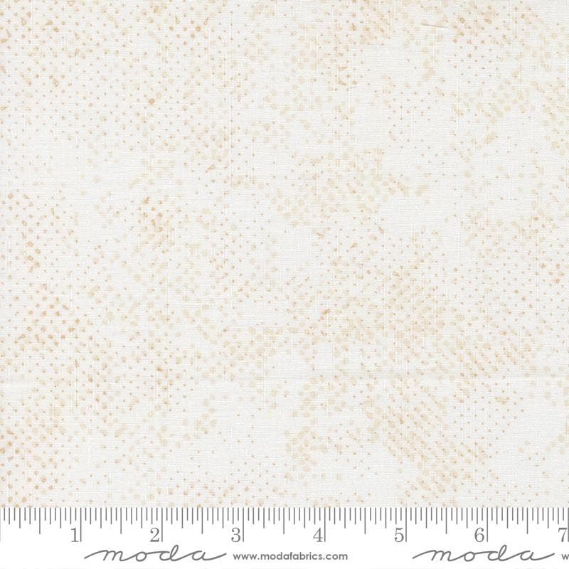 Spotted - Balisong Coconut Off White Tonal Dots Fabric, Moda 1660 250, Zen Chic White Brown Texture Blender Background Fabric, By the Yard