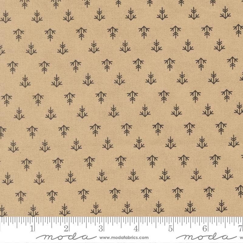 Posh - Taupe Tan Cream Medallion Fabric, Moda 30775 14 Desert Dusk, Black Fretwork on Beige Blender Fabric, BasicGrey By the Yard