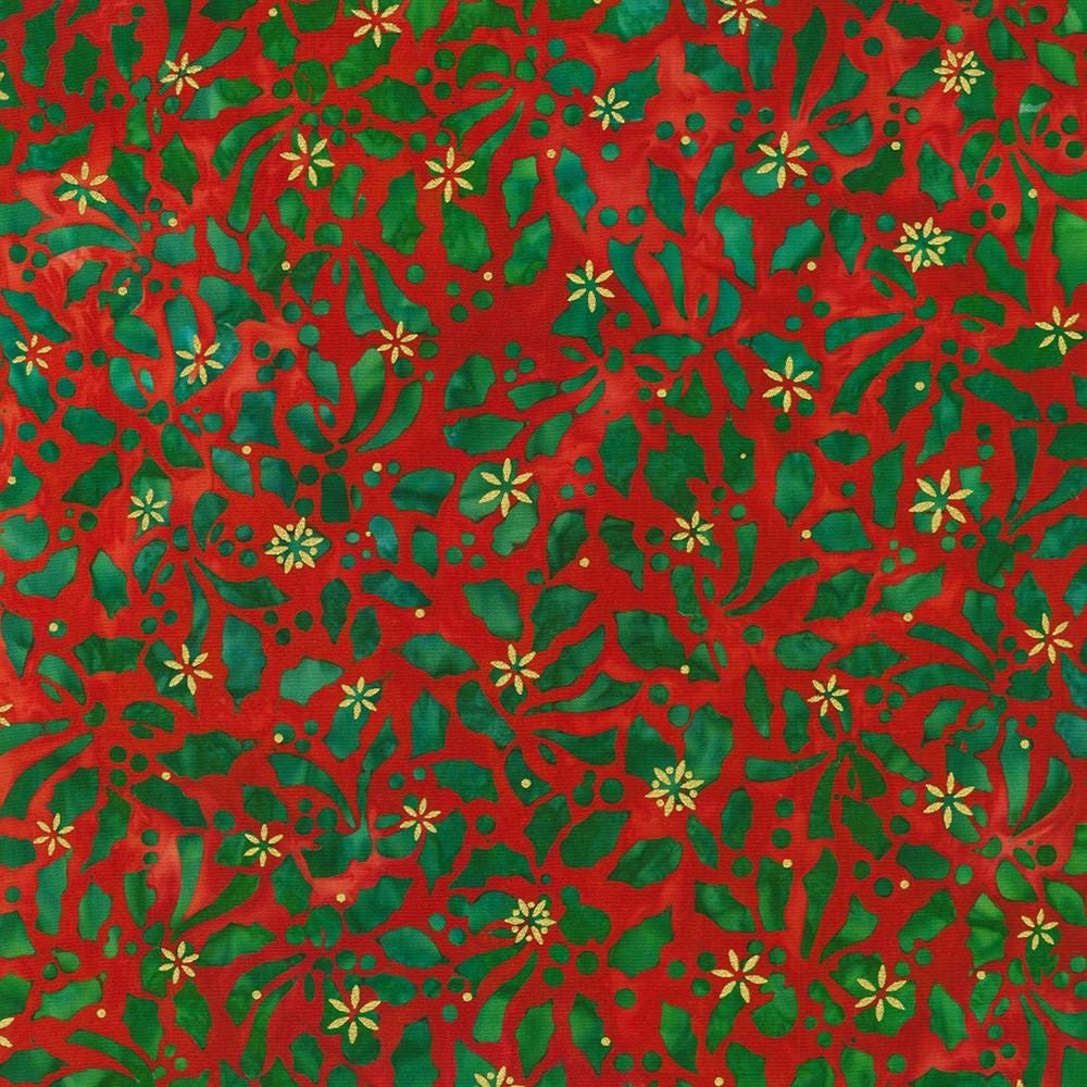 Twinkle Lights Batik Charm Pack, Robert Kaufman CHS-1295-42, 5" Precut Christmas Xmas Batik Fabric Squares