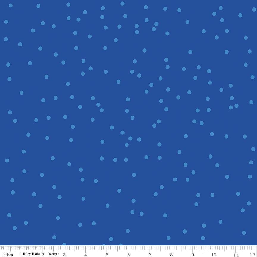 On the Dot 5" Stacker, Riley Blake 5-17030-42, 5" Precut Low Volume Polka Dots Rainbow Quilt Fabric Squares, Sew Yeah