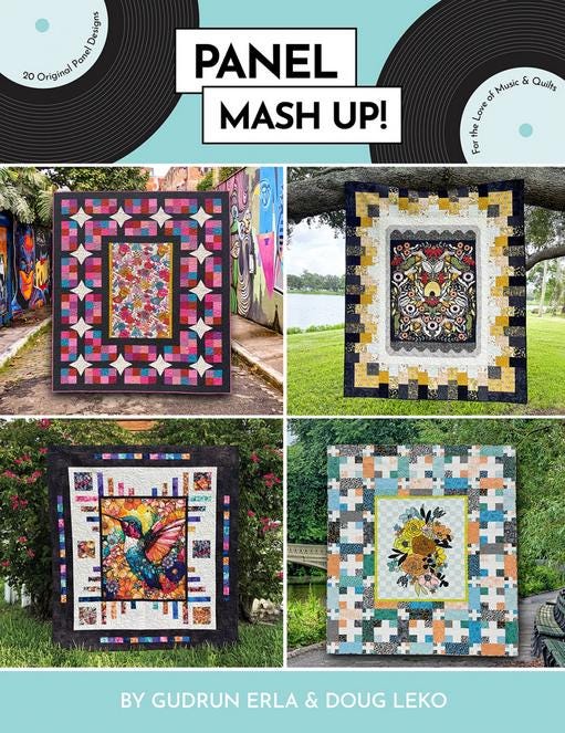 Panel Mash Up Quilt Pattern Book, GE Antler Quilt Design BO-PR-0030, 20 Panel Frame Patterns, Doug Leko Gudrun Erla