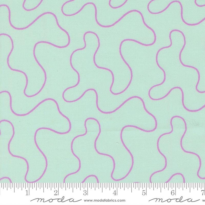 Floral Fondant 10" Layer Cake, Moda 14130LC, 10" Precut Pink Green Purple Aqua Floral Fabric Squares, Linn Warme