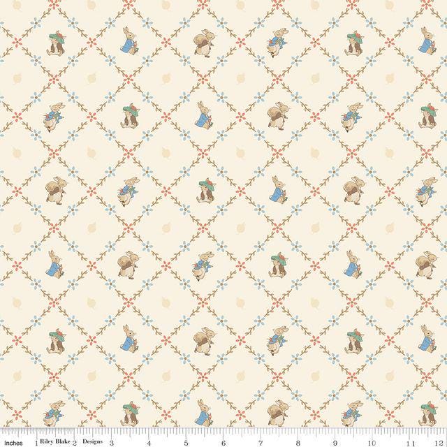 Peter Rabbit and Benjamin Bunny 5" Stacker, Riley Blake 5-17250-42, 5" Storybook Beatrix Potter Peter Rabbit Precut Fabric Squares