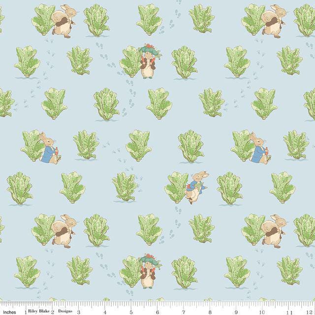 Peter Rabbit and Benjamin Bunny 5" Stacker, Riley Blake 5-17250-42, 5" Storybook Beatrix Potter Peter Rabbit Precut Fabric Squares