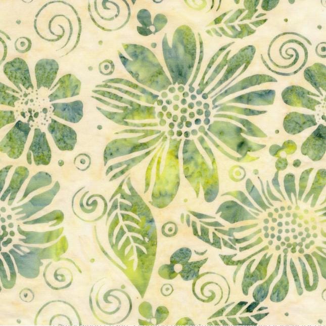 Garden Bloom Stack, Island Batik, 10" Precut Pink Blue Purple Green Turquoise Floral Batik Layer Cake Fabric Squares