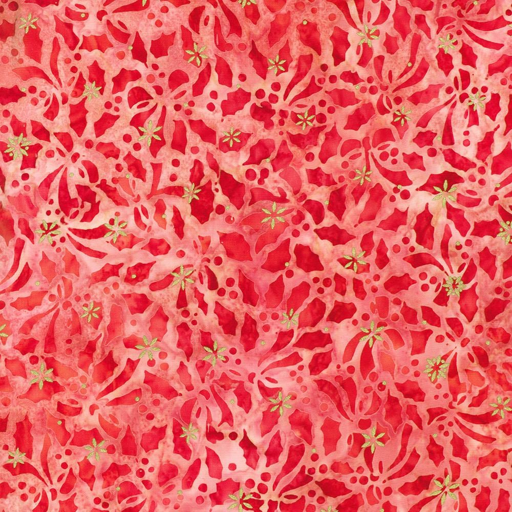 Twinkle Lights Batik Charm Pack, Robert Kaufman CHS-1295-42, 5" Precut Christmas Xmas Batik Fabric Squares