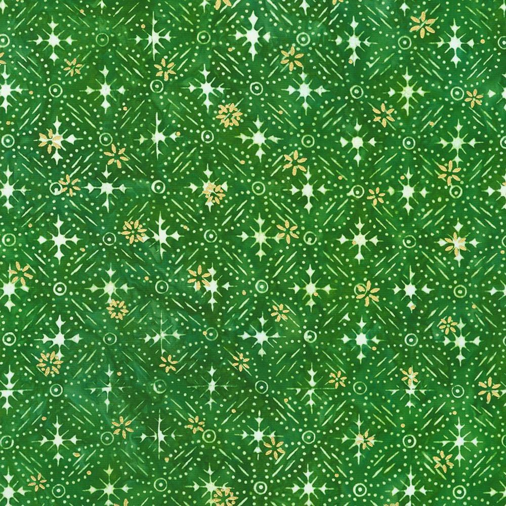 Twinkle Lights Batik Charm Pack, Robert Kaufman CHS-1295-42, 5" Precut Christmas Xmas Batik Fabric Squares
