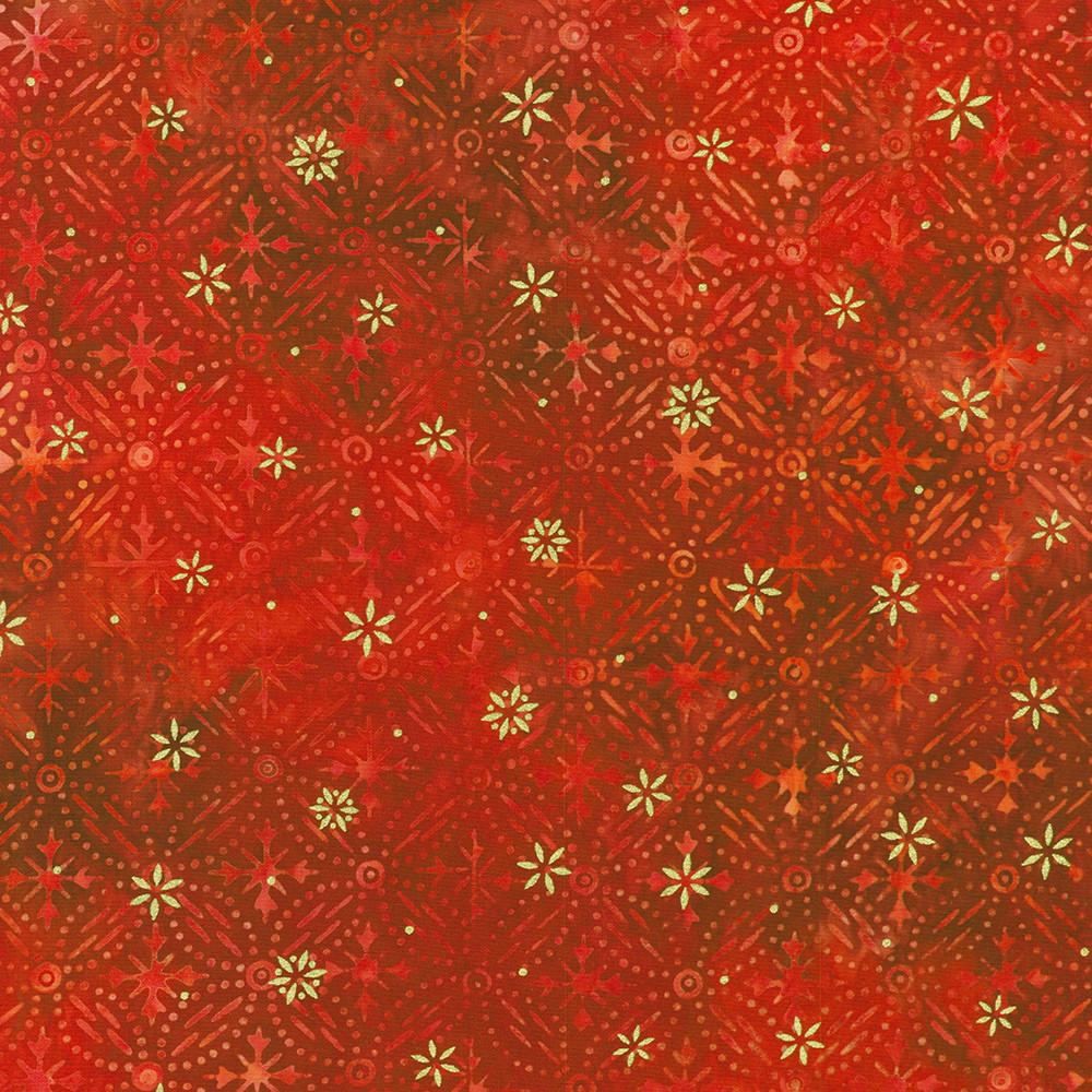 Twinkle Lights Batik Charm Pack, Robert Kaufman CHS-1295-42, 5" Precut Christmas Xmas Batik Fabric Squares
