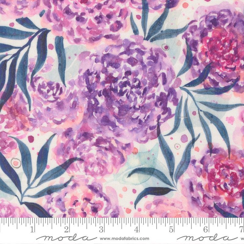 Soulstice 10" Layer Cake, Moda 39860LC, 10" Precut Watercolor Floral Fabric Squares, Spring Layer Cake Fabric, Create Joy Project