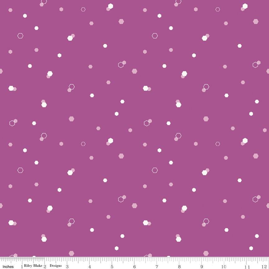 Homage 5" Stacker, Riley Blake 5-17220-42, Precut 5" Pink Green Peach Aqua Blue Floral Fabric Squares, Fran Gulick, Cotton and Joy