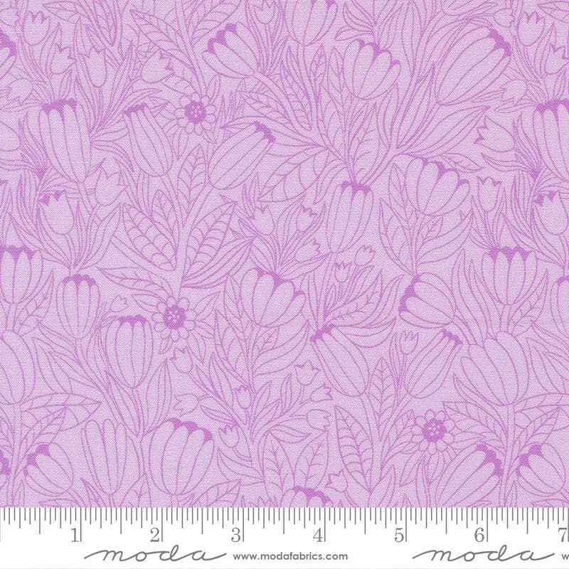 Floral Fondant 10" Layer Cake, Moda 14130LC, 10" Precut Pink Green Purple Aqua Floral Fabric Squares, Linn Warme