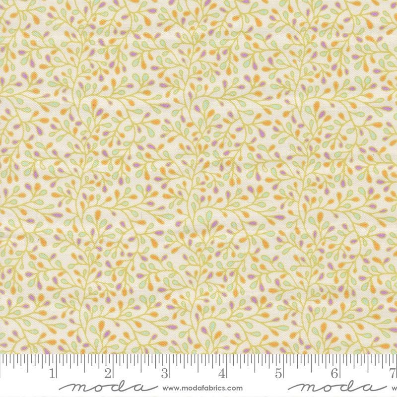 Floral Fondant 2.5" Jelly Roll, Moda 14130JR, 2.5" Precut Pink Green Blue Purple Floral Fabric Strips, Linn Warme