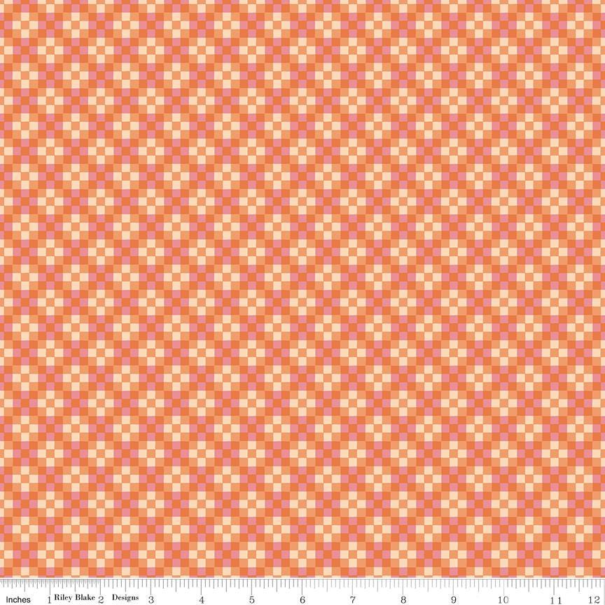 Virginal Rose 10" Stacker, Riley Blake 10-17320-42, Precut 10" Pink Yellow Green Blue Peach Floral Quilt Fabric Squares, Katherine Lenius