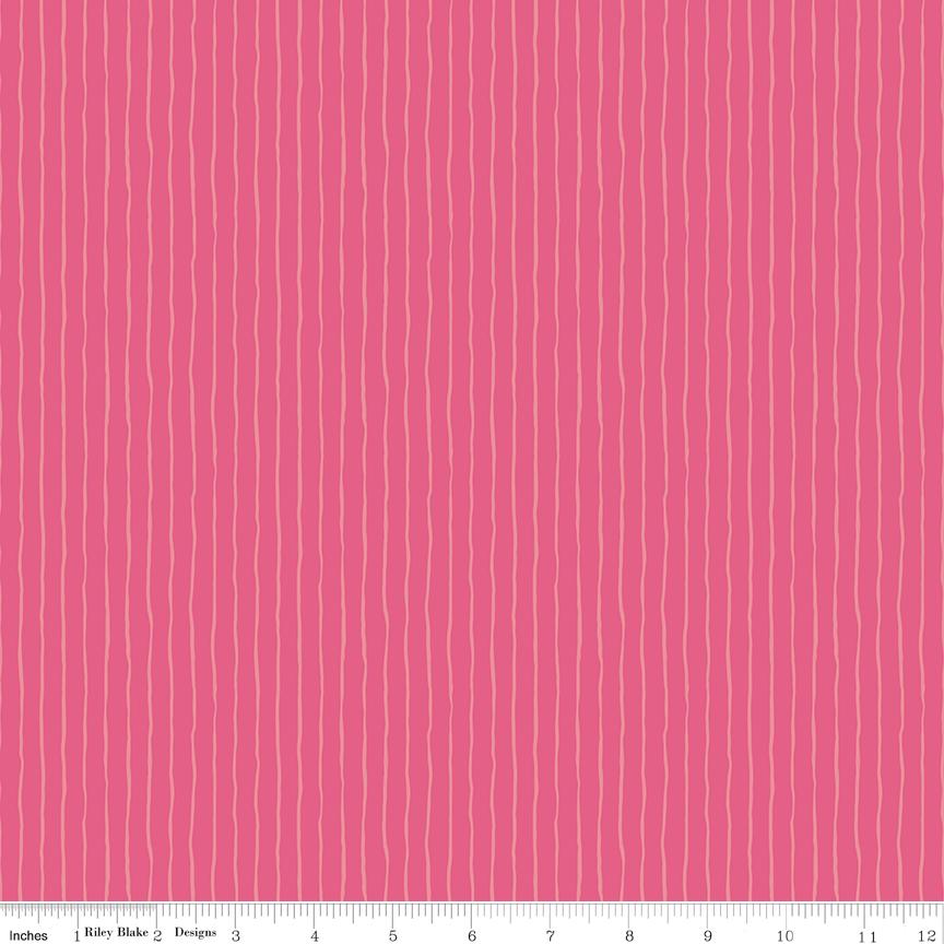 Virginal Rose 5" Stacker, Riley Blake 5-17320-42, Precut 5" Pink Yellow Green Blue Peach Floral Quilt Fabric Squares, Katherine Lenius