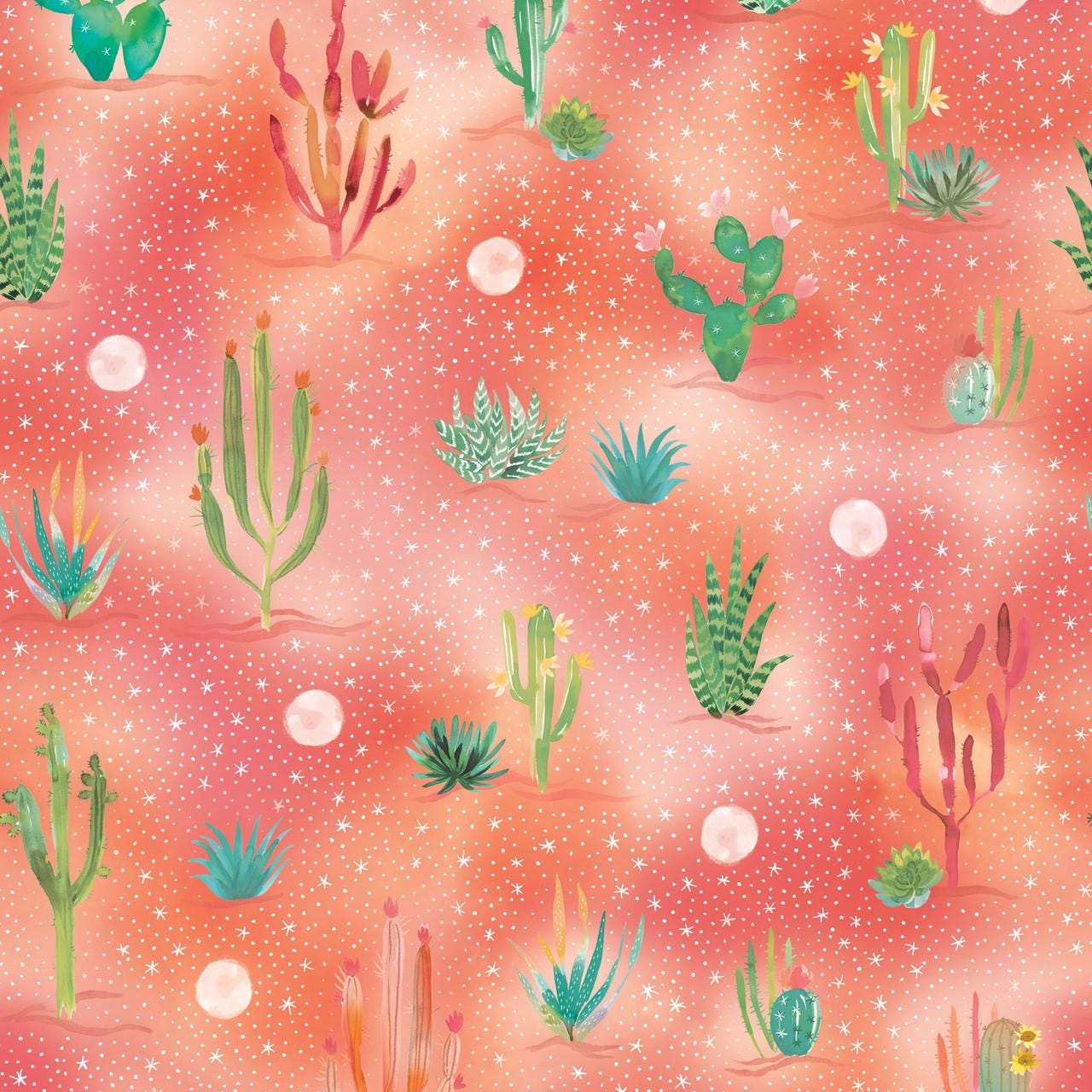 Desert Dreams 5" Charm Pack, Maywood Studio CP-MASDEDR, 5" Precut Cactus Southwest Floral Charm Pack Fabric Squares