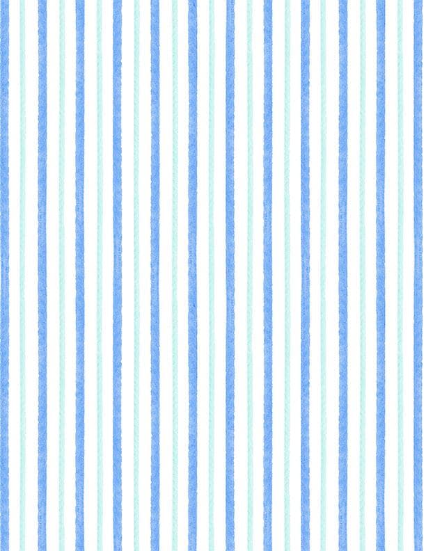 Gentle Meadow 5 Karat Crystals, Wilmington Prints 884-508, Precut 5" Blue Yellow Floral Fabric Squares Charm Pack, Lola Molina