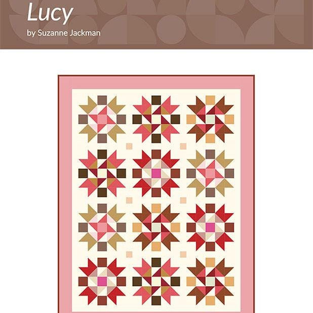 Lucy Quilt Pattern, Splendid Speck SS563, Fat Quarter Friendly Baby Throw Twin Full Bed Quilt Pattern, Suzanne Jackman