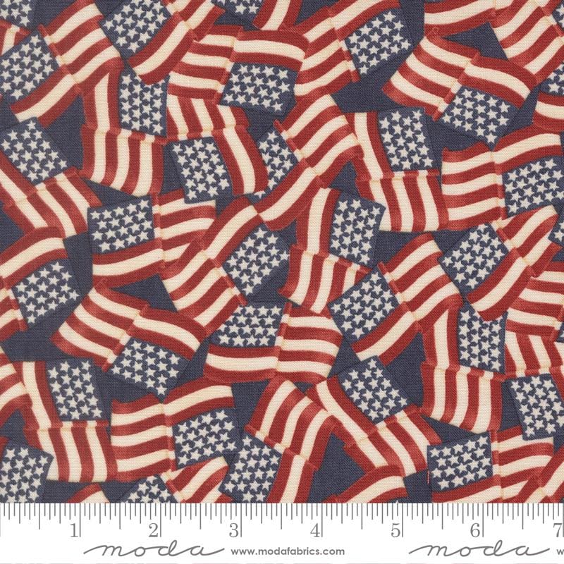 America 250 Years Layer Cake, Moda 56180LC, 10" Precut Independence Day Patriotic Layer Cake Fabric Squares, Deb Strain