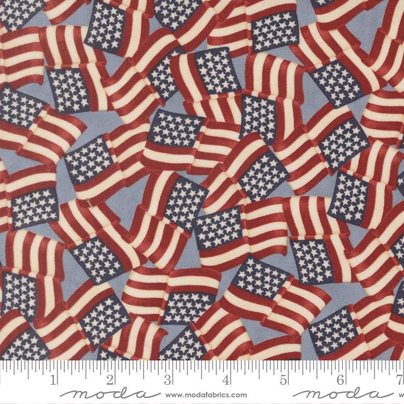 America 250 Years Charm Pack, Moda 56180PP, 5" Precut Independence Day Patriotic Charm Pack Fabric Squares, Deb Strain