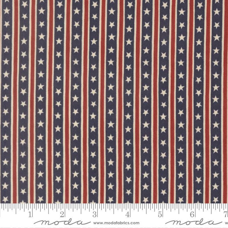 America 250 Years Layer Cake, Moda 56180LC, 10" Precut Independence Day Patriotic Layer Cake Fabric Squares, Deb Strain