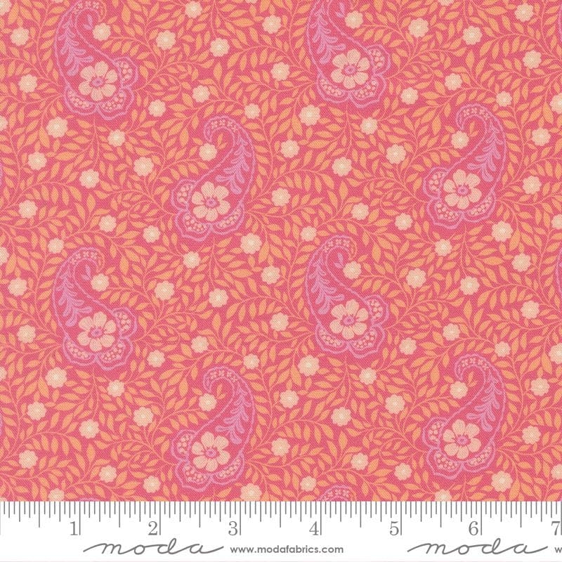 Cannon Beach 5" Charm Pack, Moda 11970PP, 5" Precut Multicolored Floral Charm Pack Fabric Squares, Crystal Manning