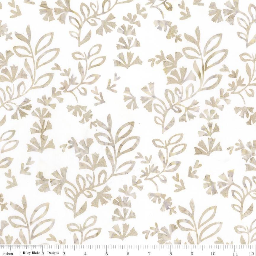 Expressions Batiks Porcelains 5" Stacker, Riley Blake 5-23454-42, 5" Precut Pastel Neutral Batik Fabric Squares