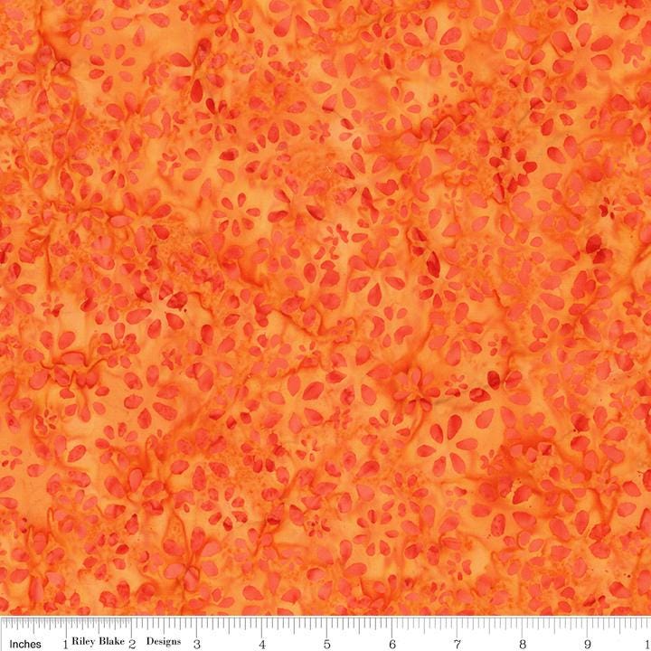 Expressions Batiks - Swirl the Rainbow 5" Stacker, Riley Blake 5-23565-42, 5" Precut Multicolored Batik Fabric Squares