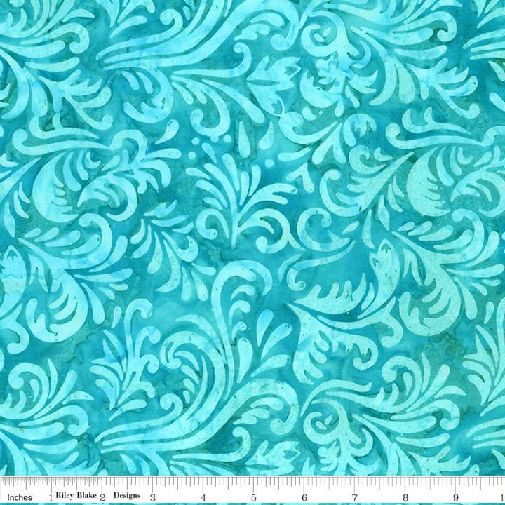 Expressions Batiks - Swirl the Rainbow 5" Stacker, Riley Blake 5-23565-42, 5" Precut Multicolored Batik Fabric Squares