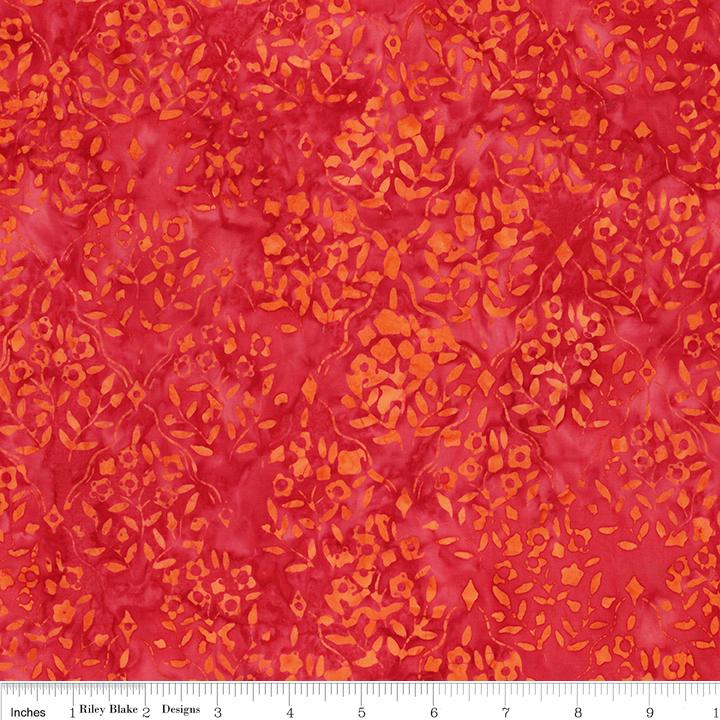 Expressions Batiks - Swirl the Rainbow 5" Stacker, Riley Blake 5-23565-42, 5" Precut Multicolored Batik Fabric Squares