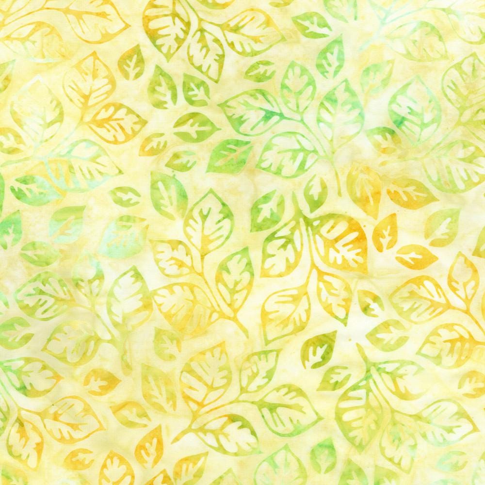 Artisan Batiks Tropical Breeze Roll Up, Robert Kaufman RU-1334-40, 2.5" Precut Green Yellow Blue Batik Fabric Strips