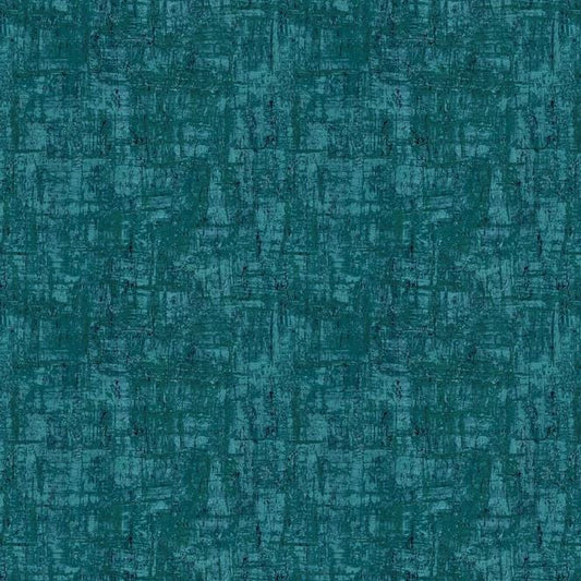 Nitty Gritty - Jade Teal Texture Blender Fabric, Andover Fabrics A-1434-T, Teal Blue Tonal Texture Blender Cotton Fabric, By the Yard
